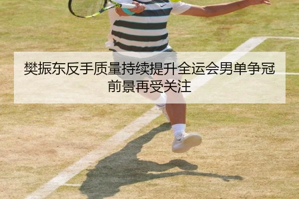 樊振东反手质量持续提升全运会男单争冠前景再受关注